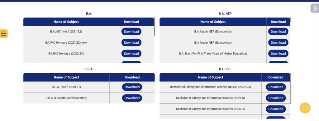 CCSU BBA Syllabus