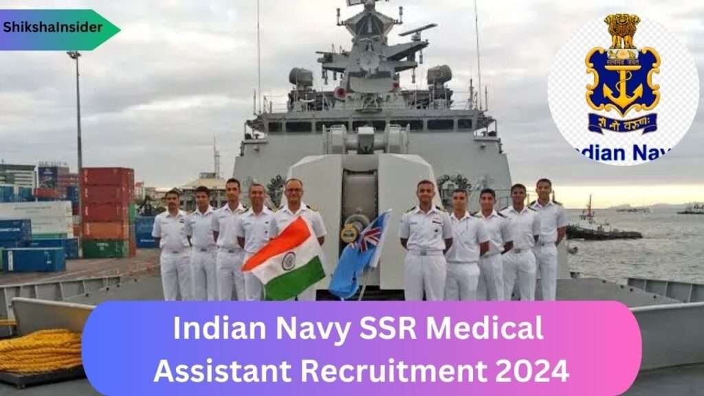 Indian Navy Sailor Recruitment 2024: Apply for SSR Medical Assistant